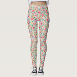 Vingtage Summer Wildflower Meadow Leggings