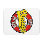 Vinh vietnam retro logo magneet (Horizontaal)