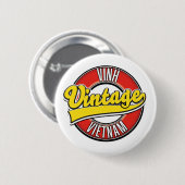 Vinh vietnam retro logo ronde button 5,7 cm (Voorkant /achterkant)