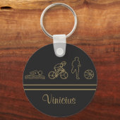 Vinicius Modelo 4 Sleutelhanger (Voorkant)