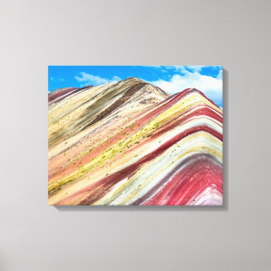 Vinicunca Peru Canvas Afdruk (Voorkant)