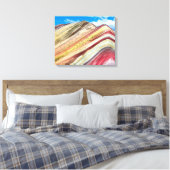 Vinicunca Peru Canvas Afdruk (Insitu (Slaapkamer))