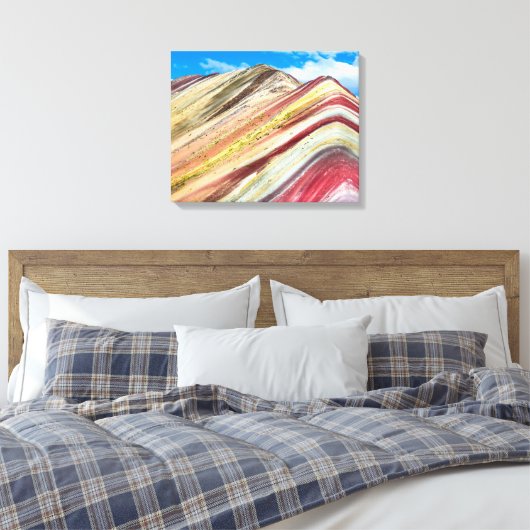 Vinicunca Peru Canvas Afdruk (Insitu (Slaapkamer))