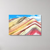 Vinicunca Peru Canvas Afdruk (Voorkant)