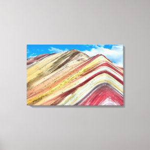 Vinicunca Peru Canvas Afdruk