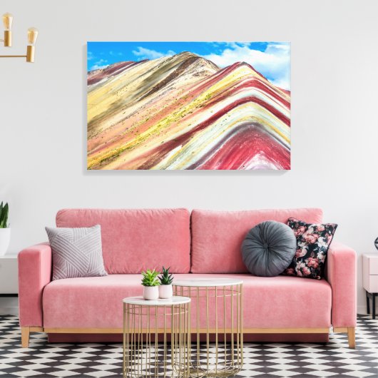 Vinicunca Peru Canvas Afdruk (Insitu (Woonkamer))
