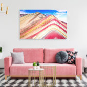 Vinicunca Peru Canvas Afdruk (Insitu (Woonkamer))