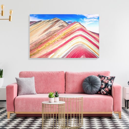 Vinicunca Peru Canvas Afdruk (Insitu (Woonkamer))