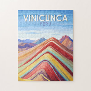 Vinicunca Peru Reizen Kunst Vintage Legpuzzel