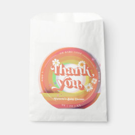 vinil Grovy-baby shower Bedankzakje