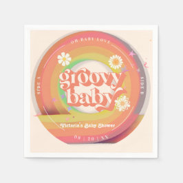 vinil Grovy-baby shower Servet