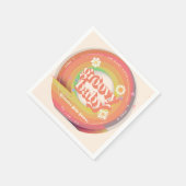 vinil Grovy-baby shower Servet (Hoek)