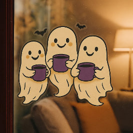 Vinilo adhesivo para ventana de Halloween con fant Raamsticker