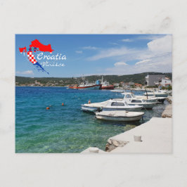 Vinišće, Kroatië | Dalmatië | Adriatisch Zee Briefkaart