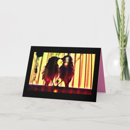 Vink liefde kaart (Voorkant)