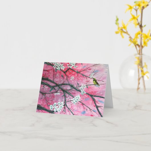 Vink onder de Kaart van de Nota van de Bloesems (Gele Bloem)