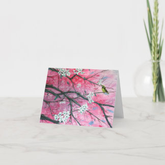 Vink onder de Kaart van de Nota van de Bloesems