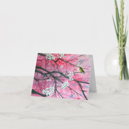 Vink onder de Kaart van de Nota van de Bloesems (Voorkant)