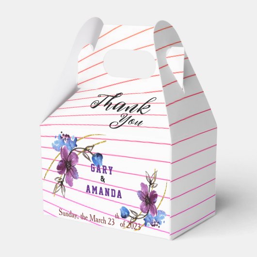 Vink uit Paars Bedankdoosjes (Achterkant)