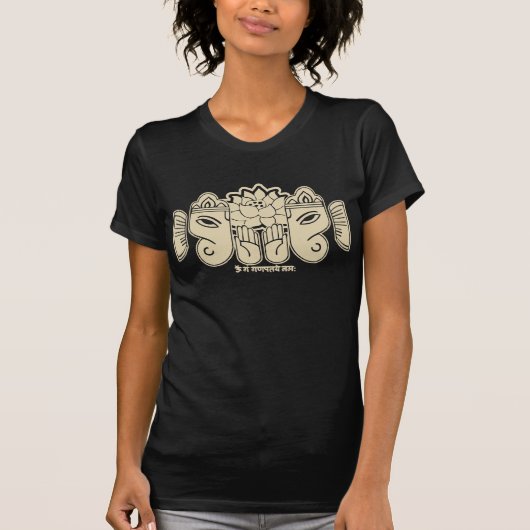 Vinked Ganesh Mantra Tshirt (Voorkant)