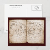 Vinland-kaart Briefkaart (Voorkant / Achterkant)