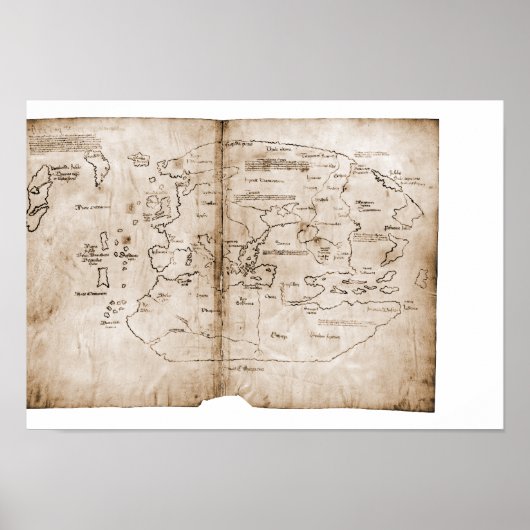 Vinland-kaart Poster (Voorkant)
