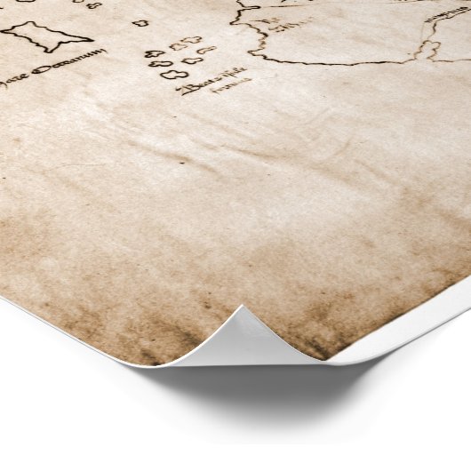 Vinland-kaart Poster (Hoek)