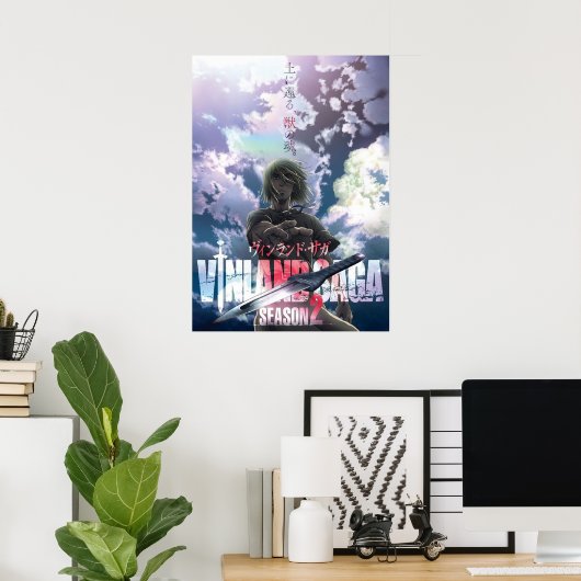 Vinland Saga Season 2 Hoesje Poster (Thuiskantoor)