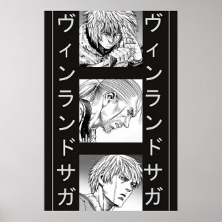 vinland saga thorfinn badasevolution poster