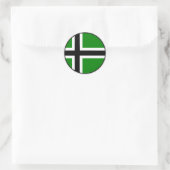 Vinland-vlag Ronde Sticker (Tas)