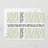 Vinland Vlag w Runes - Briefkaart (Voorkant / Achterkant)