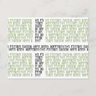 Vinland Vlag w Runes - Briefkaart