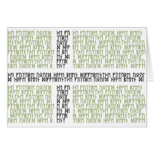 Vinland Vlag w Runes - Kaart