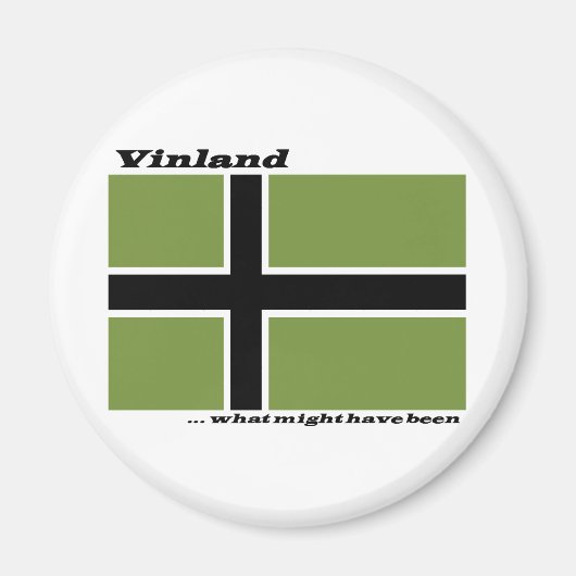 Vinland Vlag - Wat zou kunnen zijn geweest Magneet (Voorkant)