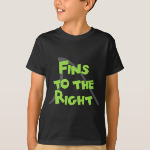 Vinnen naar rechts t-shirt