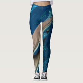 Vinnen Vin : Zwarte Rifhaai Leggings