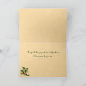 Vinntage kerst Kaart (Binnen)