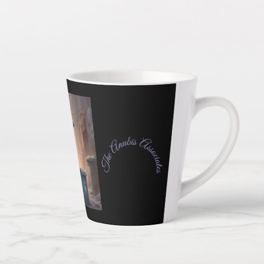 Vinny de Jakhals Anubis Associates  Latte Mok (Rechts)