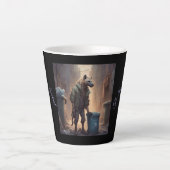 Vinny de Jakhals Anubis Associates  Latte Mok (Voorkant)