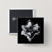 Vinny Vierkante Button 5,1 Cm (Voorkant /achterkant)