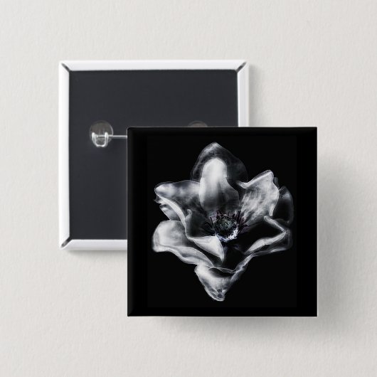 Vinny Vierkante Button 5,1 Cm (Voorkant /achterkant)