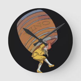 Vino Barrel Ronde Klok