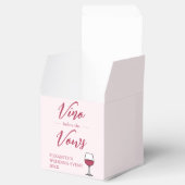 Vino Before The Vows Bruidsfeest/Bachelorette Bedankdoosjes (Geopend)