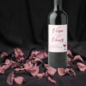 Vino Before The Vows Bruidsfeest/Bachelorette Wijn Etiket