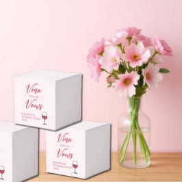 Vino Before The Vows Bruiloft/ Afscheid Van De Mei Bedankdoosjes