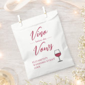 Vino Before The Vows Bruiloft/ Afscheidsfeestje vo Bedankzakje (Geknipt)