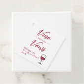 Vino Before The Vows Bruiloftsfeest/Avond voor de Bedankjes Labels (In situ)