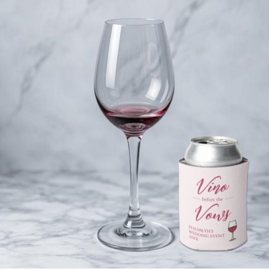 Vino Before The Vows Bruiloftsfeest/Avond voor de  Blikjeskoeler