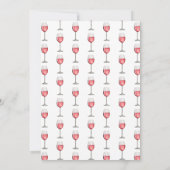 Vino Before Vows Bachelorette / Bruidsfeest Kaart (Achterkant)