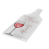 Vino Before Vows Bachelorette / Bruidsfeest Snijplank (Hoek)